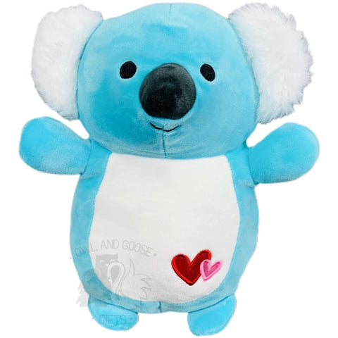Squishmallow 10 Inch Paul the Koala Valentine Hug Mees Plush Toy - Owl & Goose Gifts