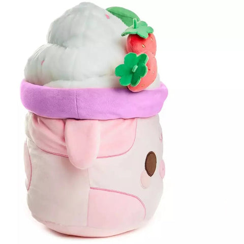 Cuddle Barn 11 Inch Strawberry Mooshake Kawaii Plush Toy - Owl & Goose Gifts