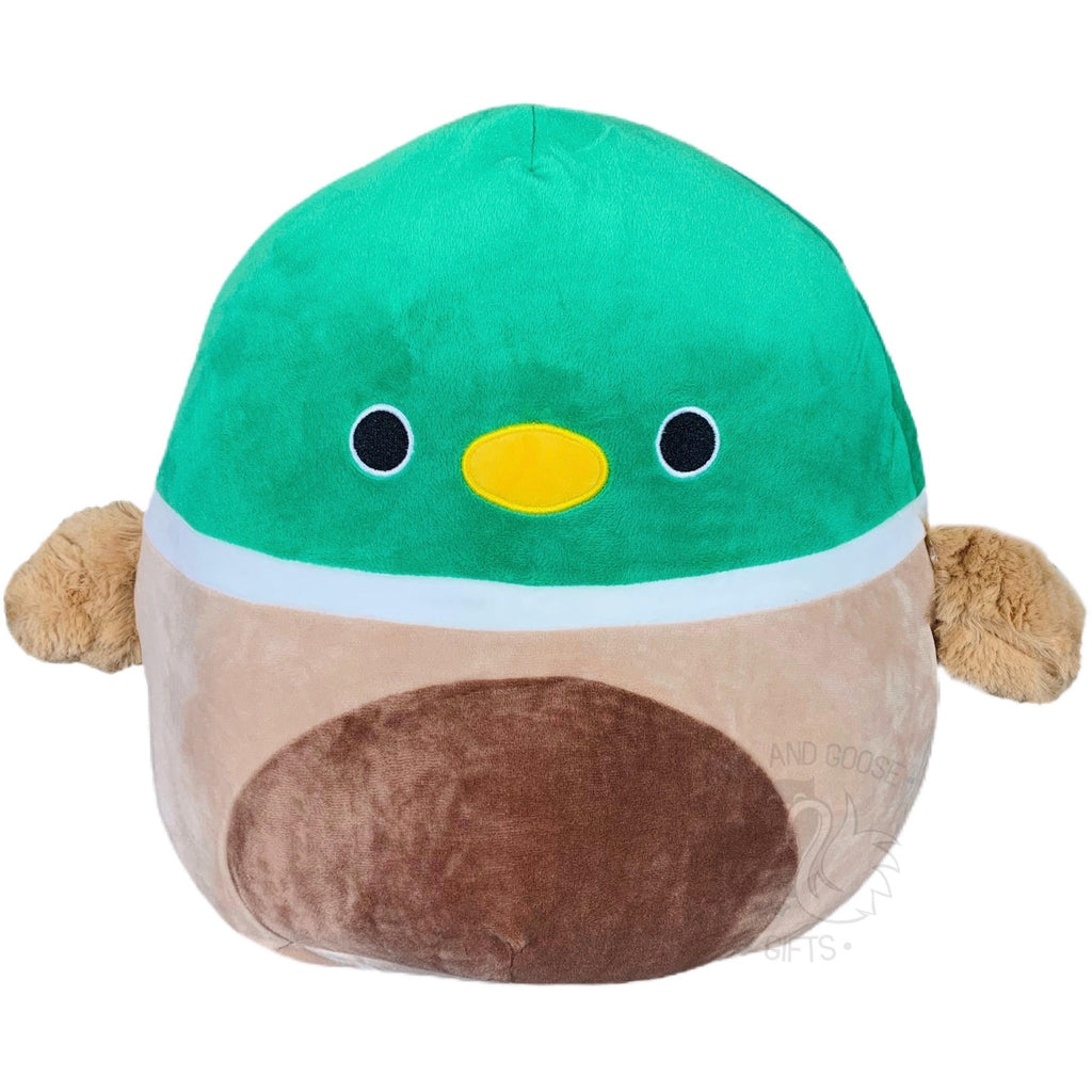 Squishmallow 12 Inch Light Brown Avery the Duck Plush Toy - Owl & Goose Gifts