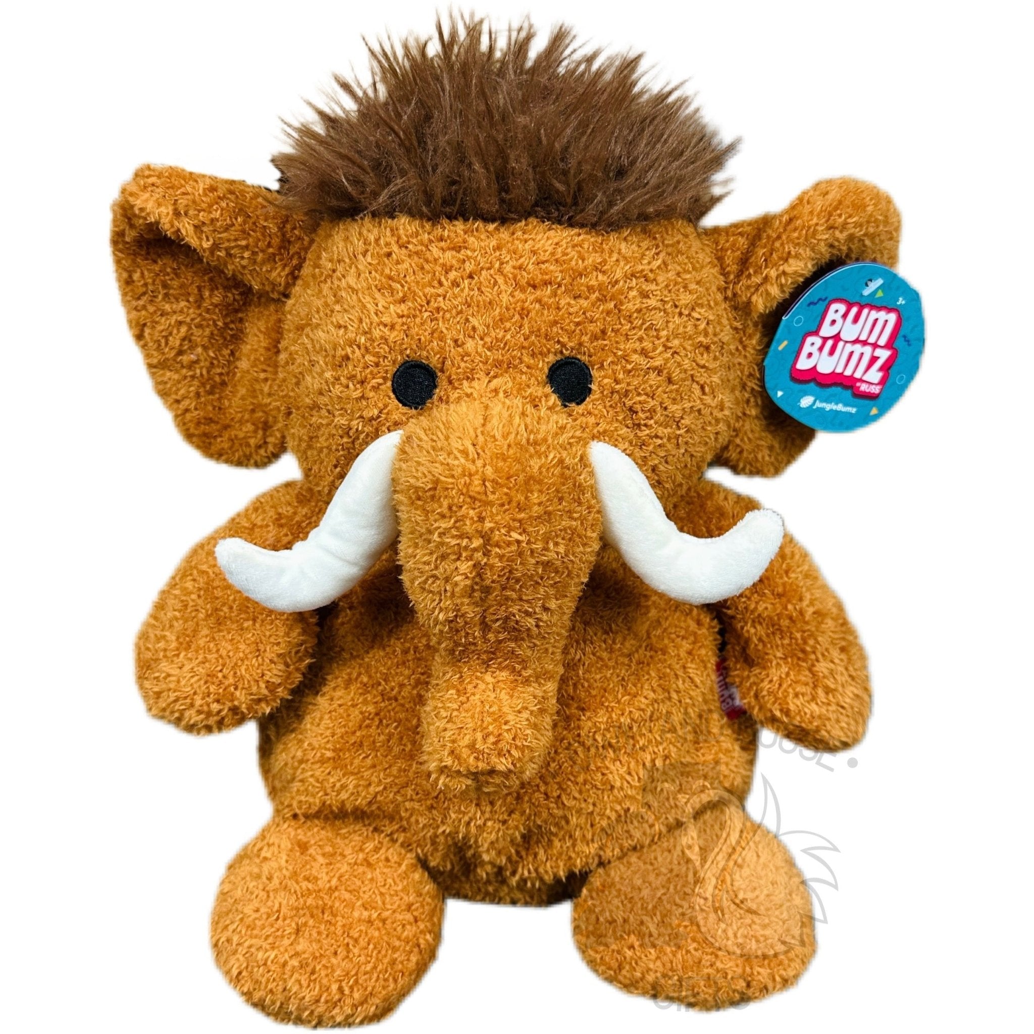 Bumbumz 12 Inch Whitney the Wooly Mammoth Plush Toy - Owl & Goose Gifts