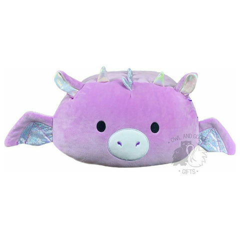 Squishmallow 12 Inch Dina the Dragon Easter Stackable Plush Toy - Owl & Goose Gifts