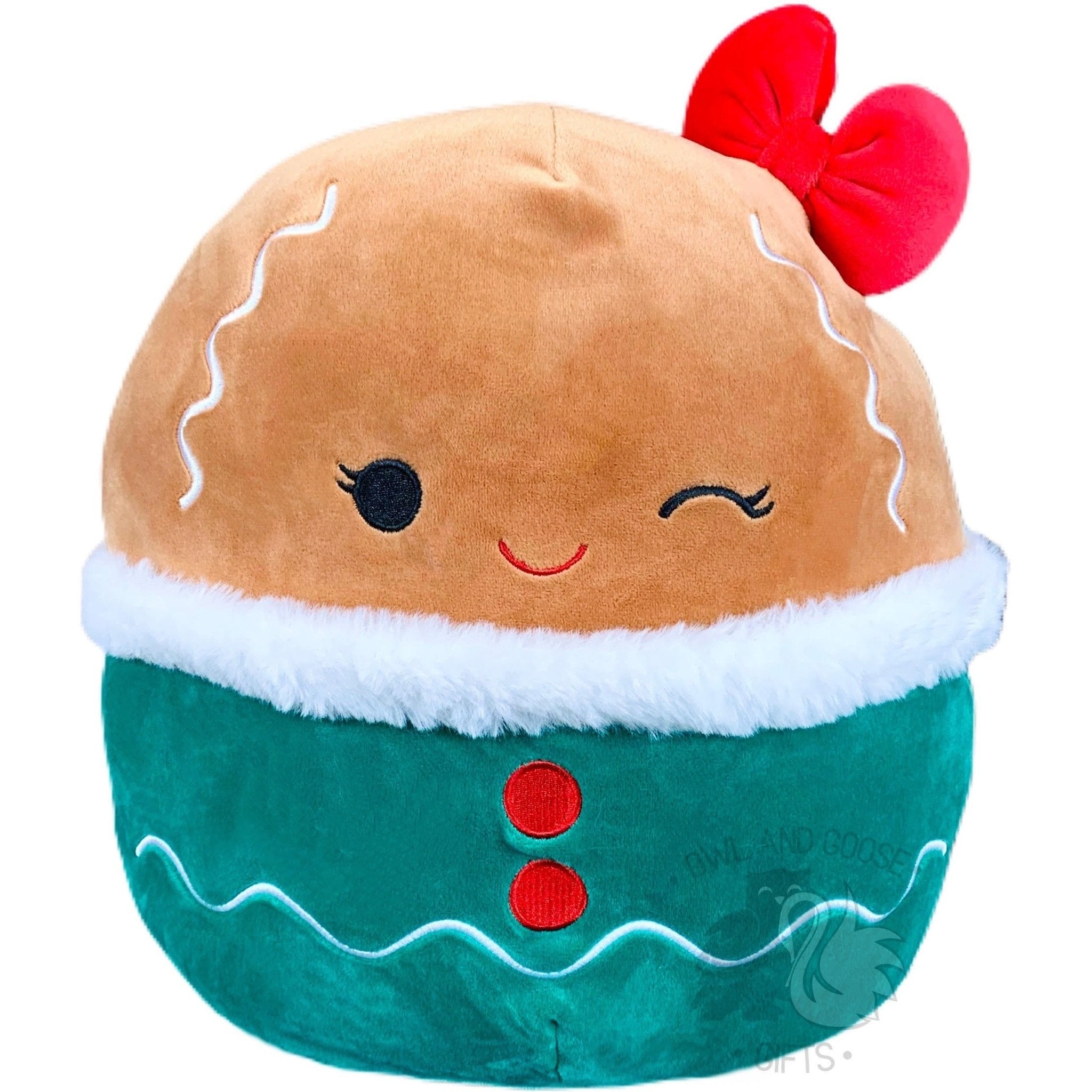 Squishmallow 12 Inch Gina the Gingerbread Girl Christmas Plush Toy