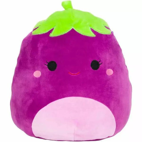 Squishmallow 12 Inch Glena the Eggplant Plush Toy - Owl & Goose Gifts
