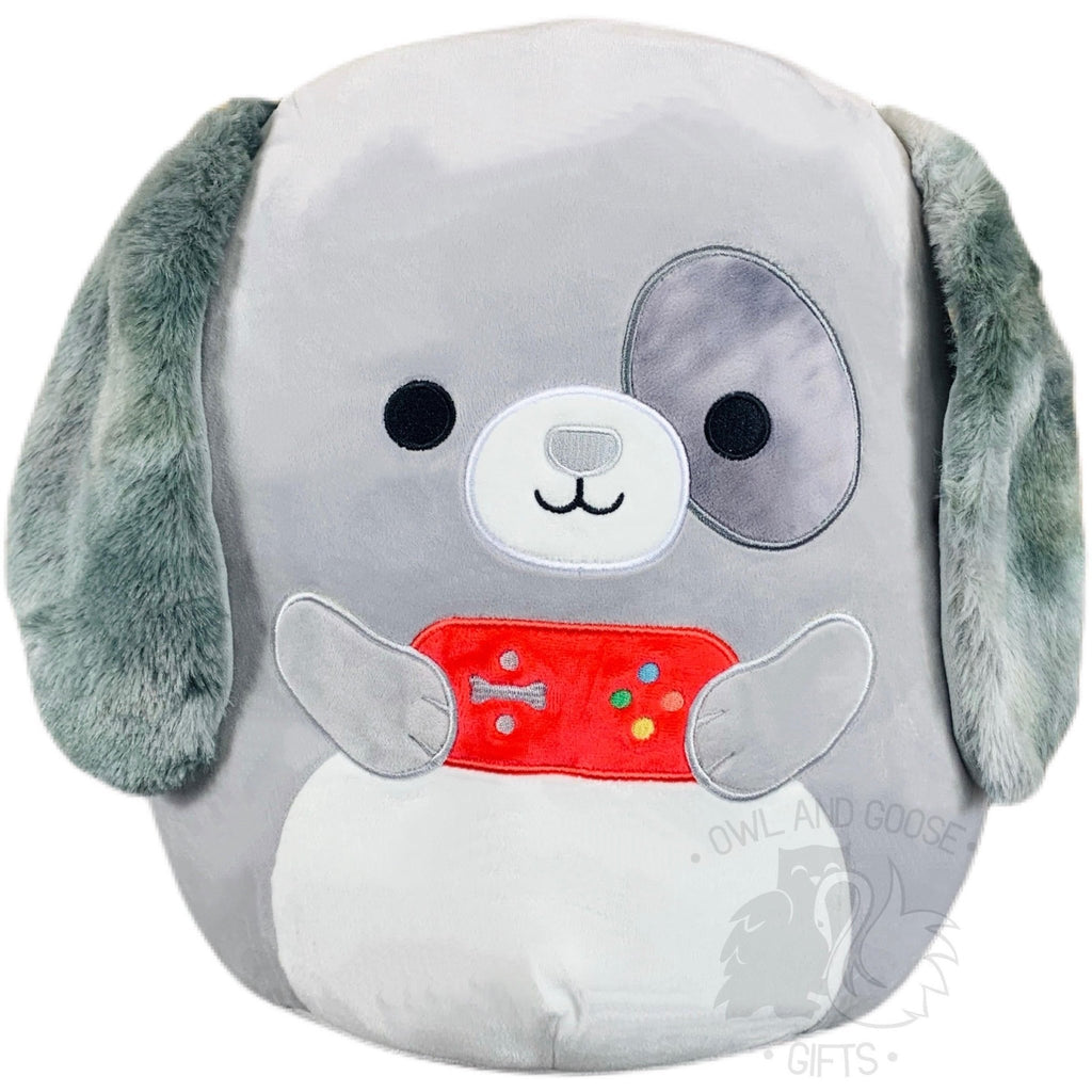 Squishmallow 12 Inch Katharina the Gray Dog I Got That Squad Plush Toy - Owl & Goose Gifts