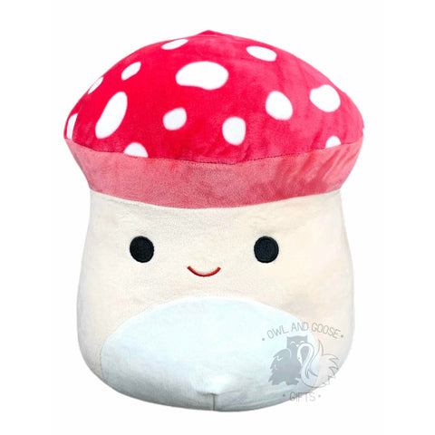 Squishmallow 12 Inch Malcolm the Mushroom Plush Toy - Owl & Goose Gifts