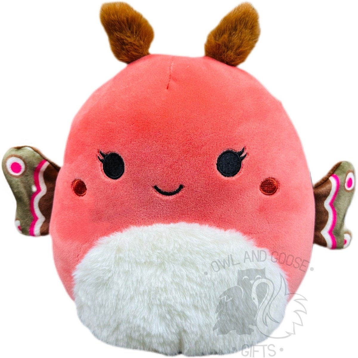 Squishmallow 12 Inch Mirren the Moth Plush Toy - Owl & Goose Gifts