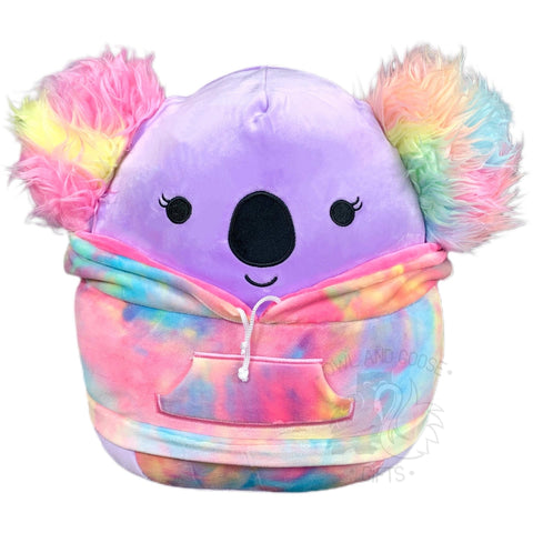 Squishmallow 12 Inch Renate the Koala Hoodie Squad Plush Toy - Owl & Goose Gifts
