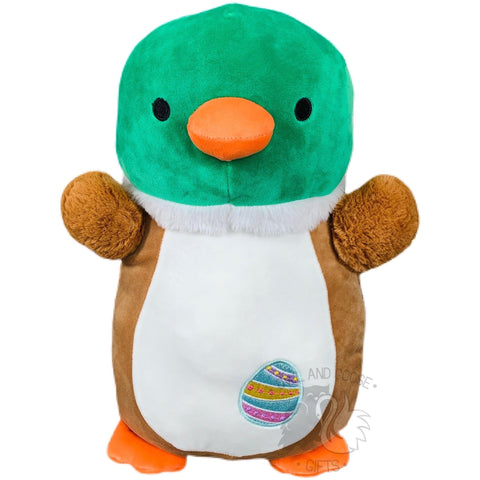 Squishmallow 14 Inch Avery the Duck Easter Hug Mees Plush Toy - Owl & Goose Gifts