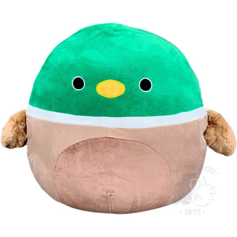 Squishmallow 16 Inch Light Brown Avery the Duck Plush Toy - Owl & Goose Gifts