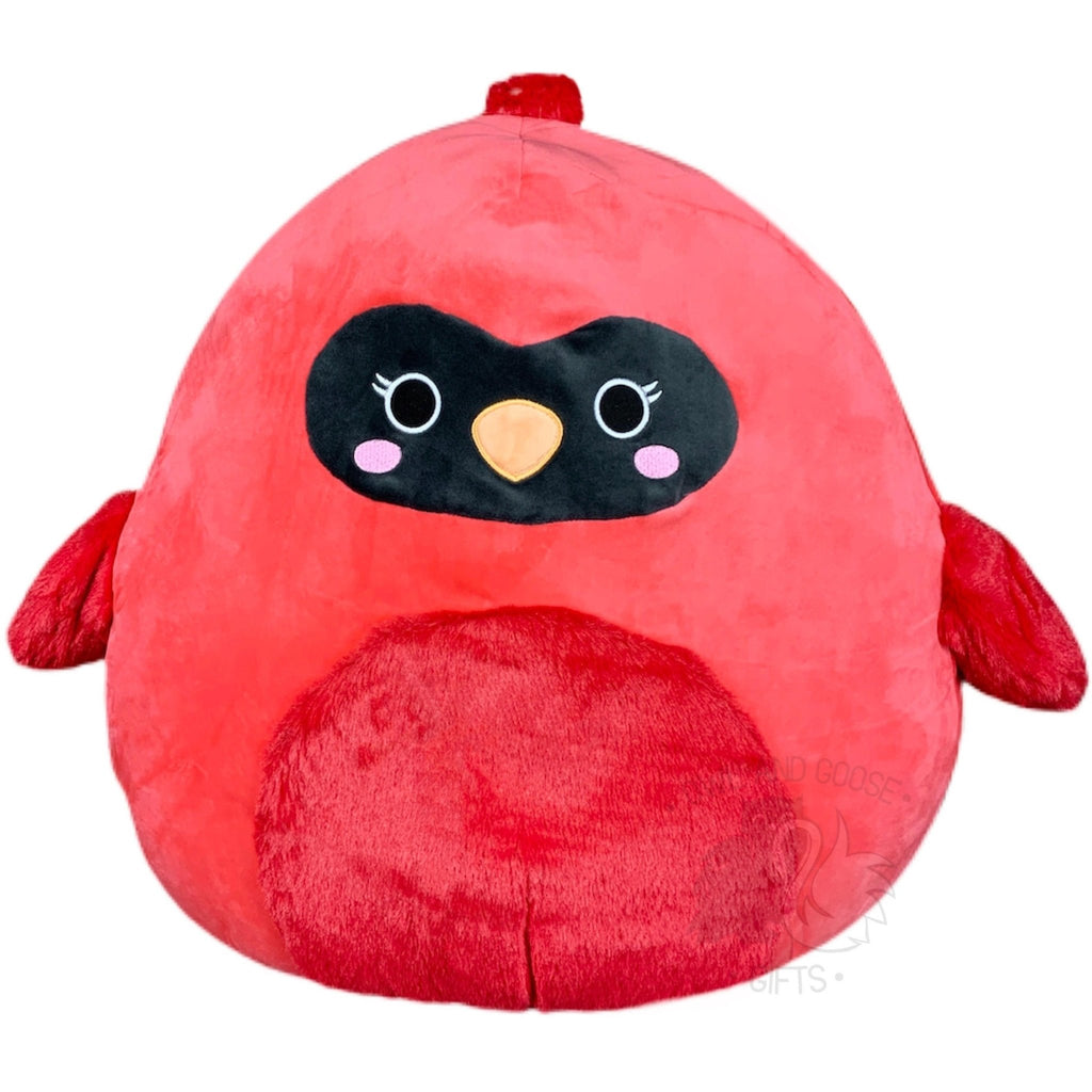 Squishmallow 16 Inch Cazlan the Cardinal Plush Toy - Owl & Goose Gifts