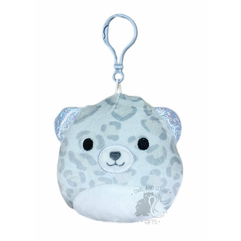 Squishmallow 3.5 Inch Dohna the Leopard Plush Clip - Owl & Goose Gifts