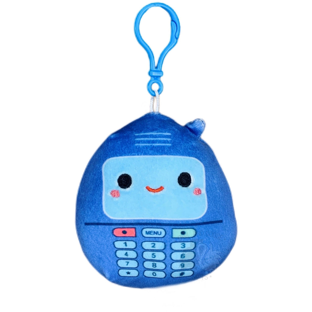 Squishmallow 3.5 Inch Tadita the Cell Phone Plush Clip - Owl & Goose Gifts