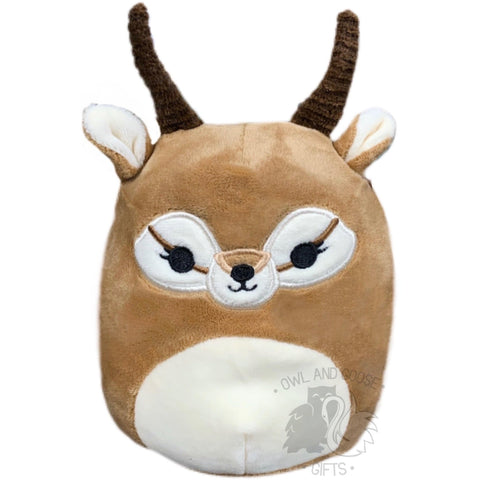 Squishmallow 5 Inch Adila the Antelope Plush Toy - Owl & Goose Gifts