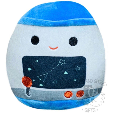 Squishmallow 5 Inch Adin the Space Game Blue Gamer Squad Plush Toy - Owl & Goose Gifts
