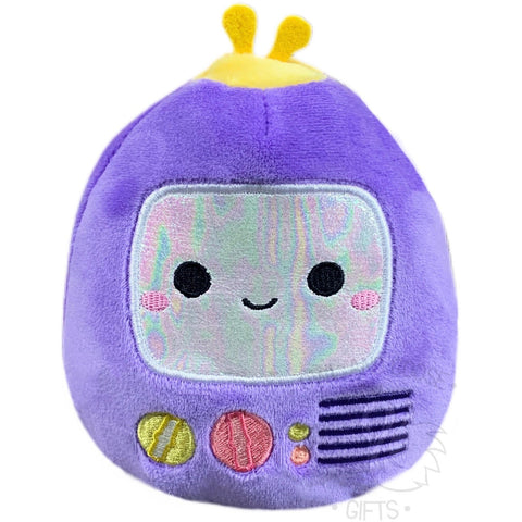 Squishmallow 5 Inch Angusan the Retro TV Plush Toy - Owl & Goose Gifts