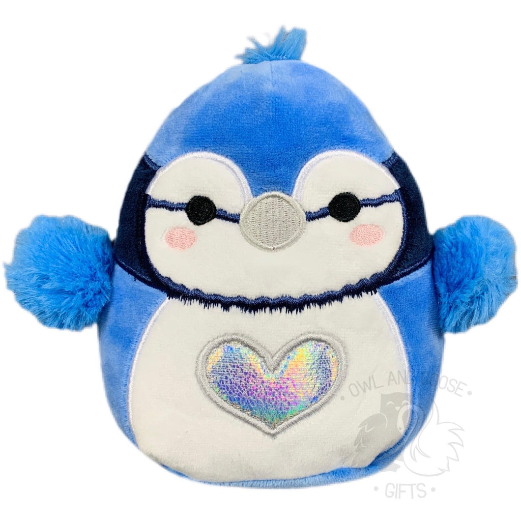 Squishmallow 5 Inch Babs the Blue Jay Valentine Plush Toy - Owl & Goose ...