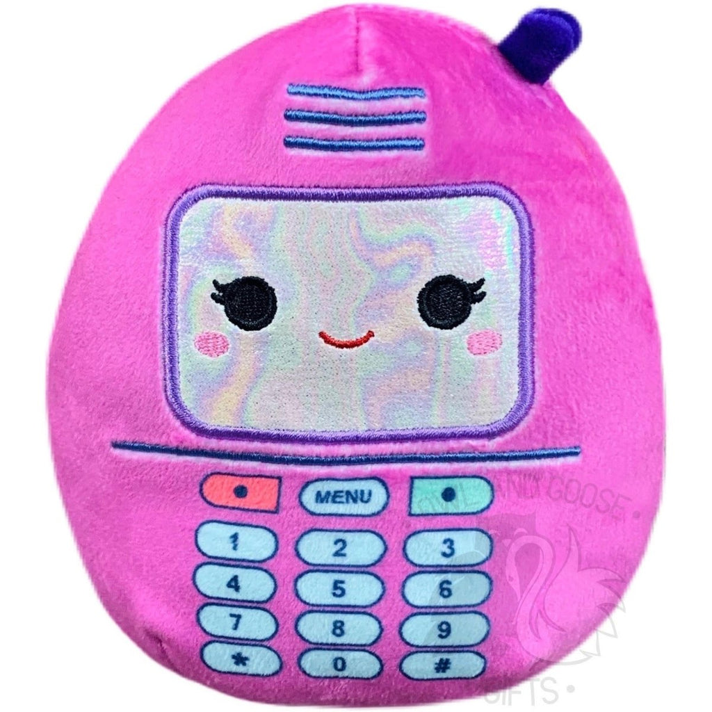 Squishmallow 5 Inch Becki the Cell Phone Plush Toy - Owl & Goose Gifts