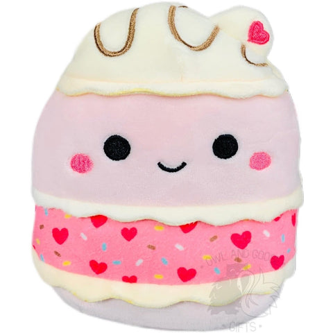 Squishmallow 5 Inch Brinya the Dessert Valentine Plush Toy - Owl & Goose Gifts