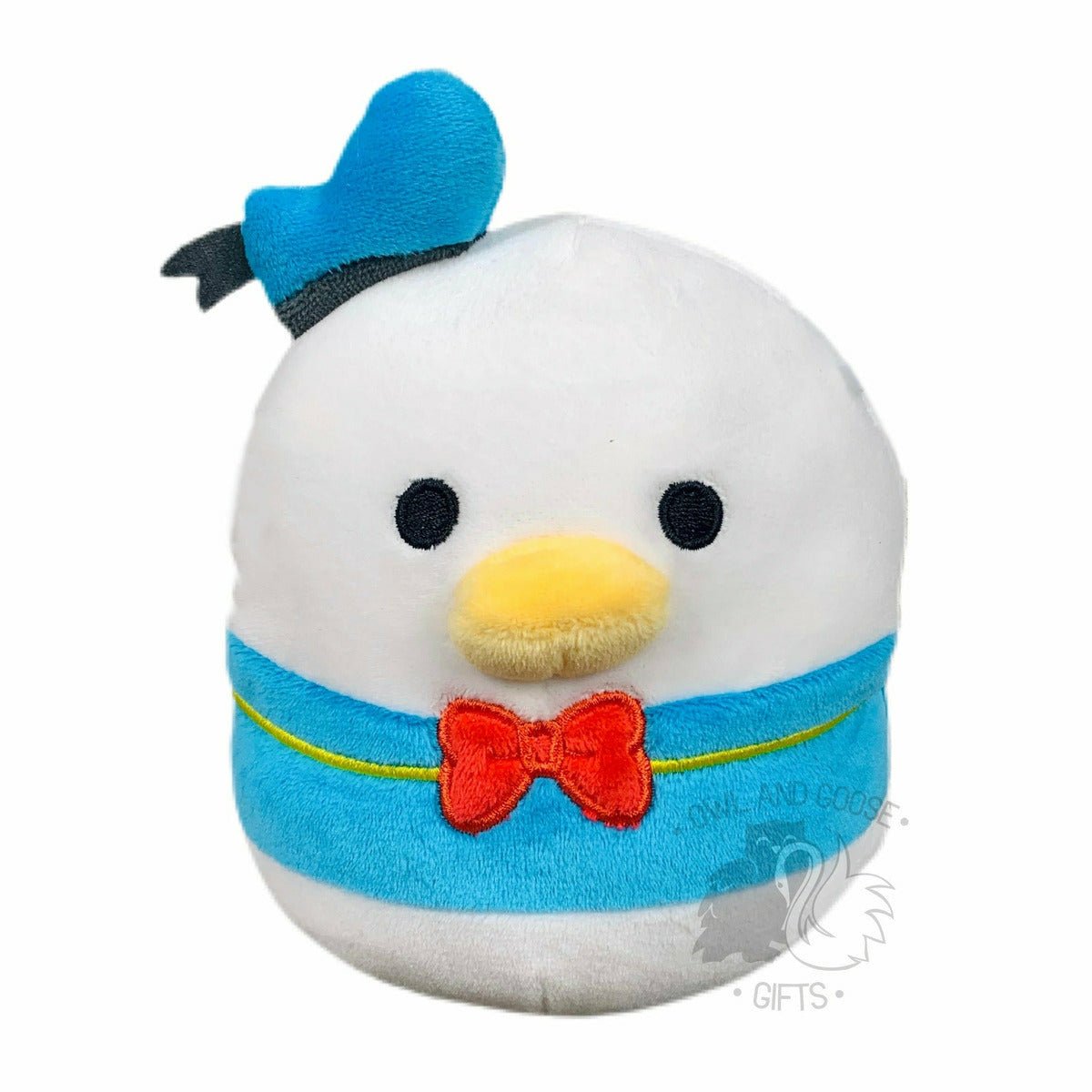 Squishmallow 5 Inch Donald Duck Disney Plush Toy - Owl & Goose Gifts