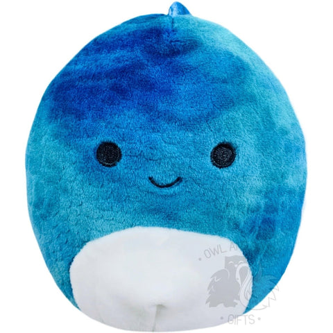 Squishmallow 5 Inch Stahl the Dinosaur Blue Plush Toy - Owl & Goose Gifts