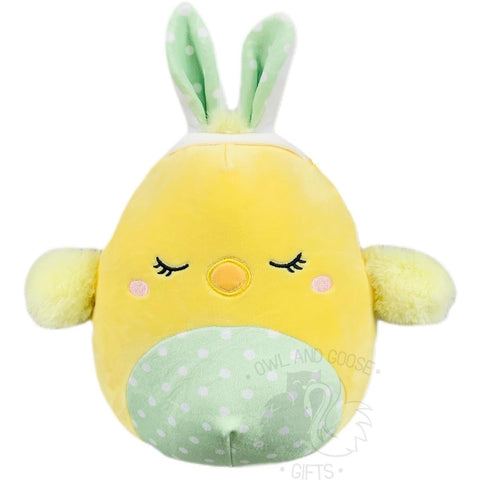 Squishmallow 8 Inch Aimee the Chick with Ears Easter Plush Toy - Owl & Goose Gifts