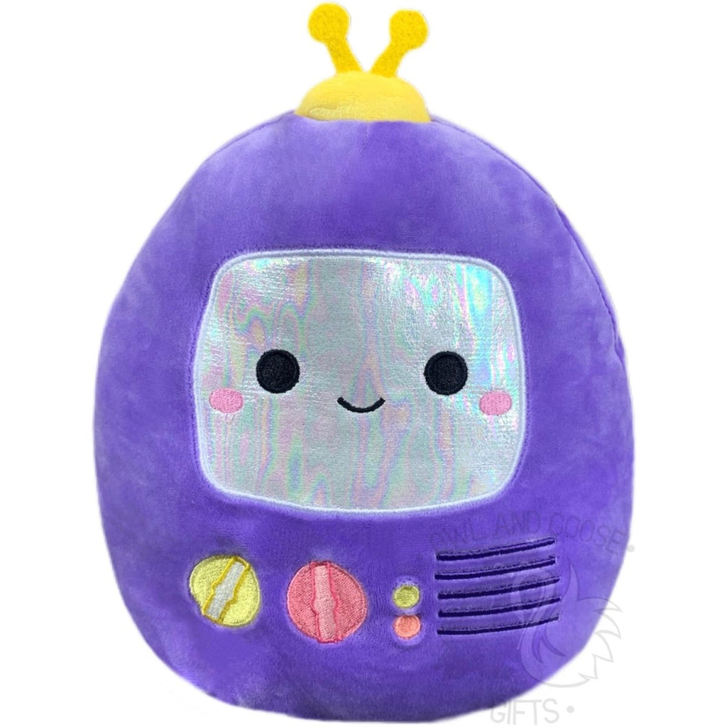 Squishmallow 8 Inch Angusan the Retro TV Plush Toy - Owl & Goose Gifts