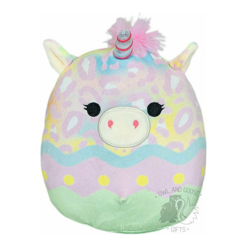 Squishmallow 8 Inch Bexley the Unicorn in Egg Easter Plush Toy - Owl & Goose Gifts