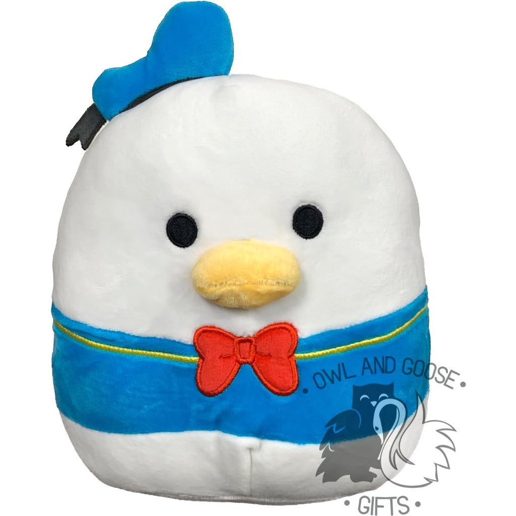 Squishmallow 8 Inch Donald Duck Disney Plush Toy - Owl & Goose Gifts
