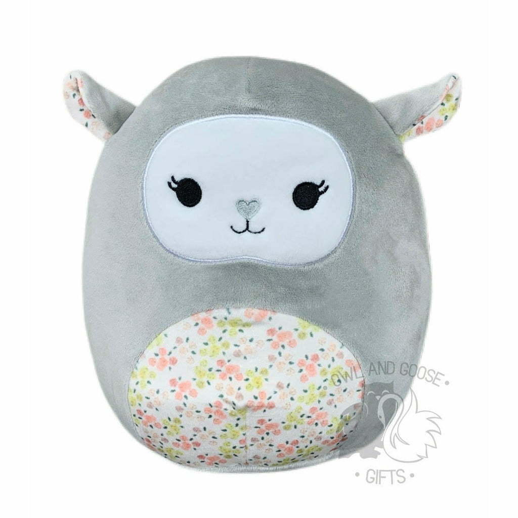 Squishmallow 8 Inch Elea the Lamb Easter Floral Plush Toy - Owl & Goose Gifts