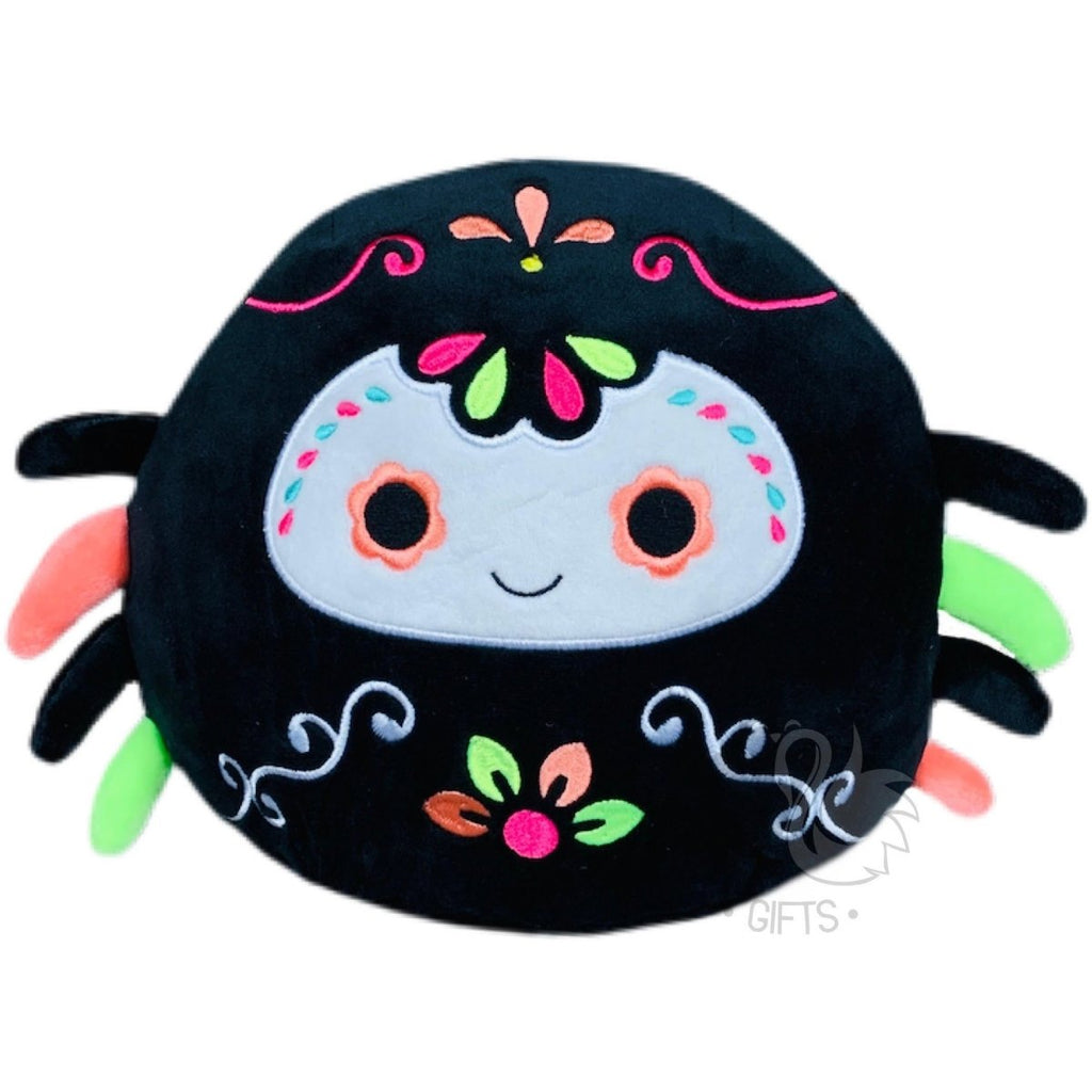 Squishmallow 8 Inch Gjemail the Spider Day of the Dead Plush Toy - Owl & Goose Gifts