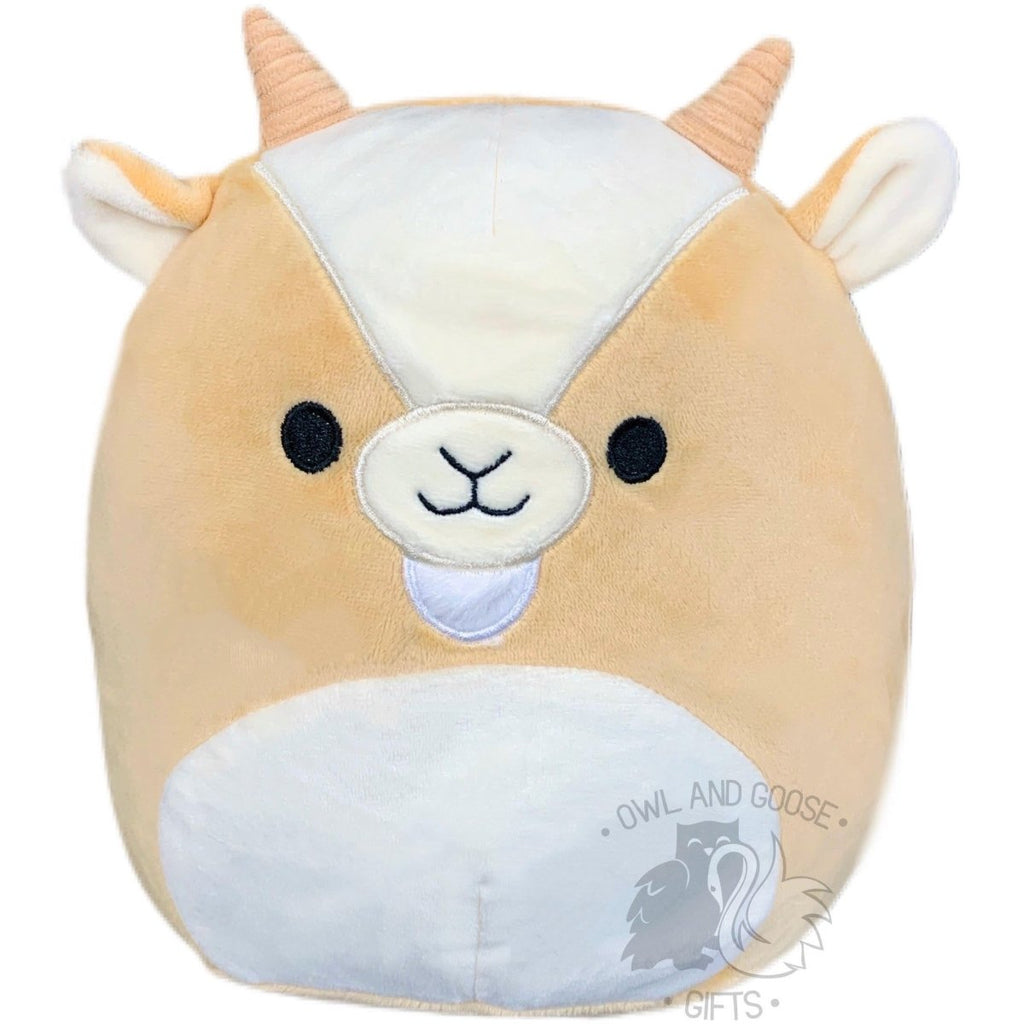 Squishmallow 8 Inch Grant the Tan Goat Plush Toy - Owl & Goose Gifts