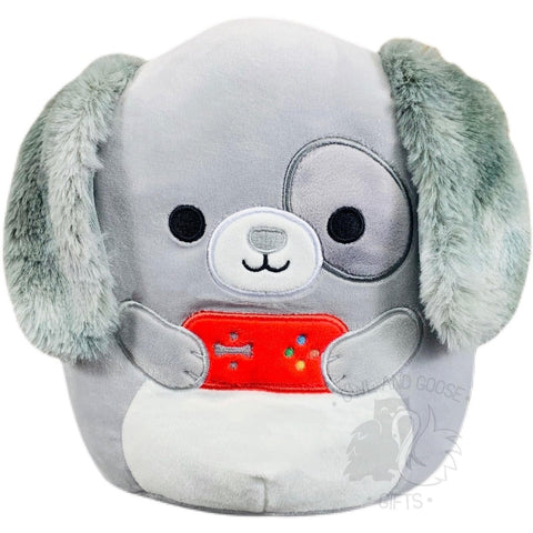 Squishmallow 8 Inch Katharina the Gray Dog I Got That Squad Plush Toy - Owl & Goose Gifts