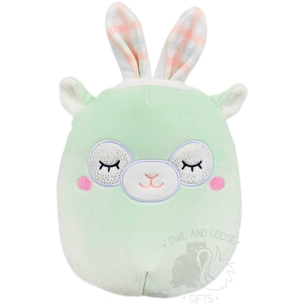 Squishmallow 8 Inch Miley the Llama with Ears Easter Plush Toy - Owl & Goose Gifts