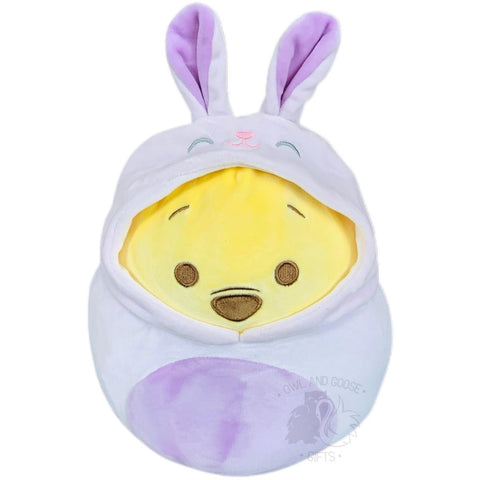 Squishmallow 8 Inch Winnie the Pooh Peeking Pooh in Bunny Costume Plush Toy - Owl & Goose Gifts