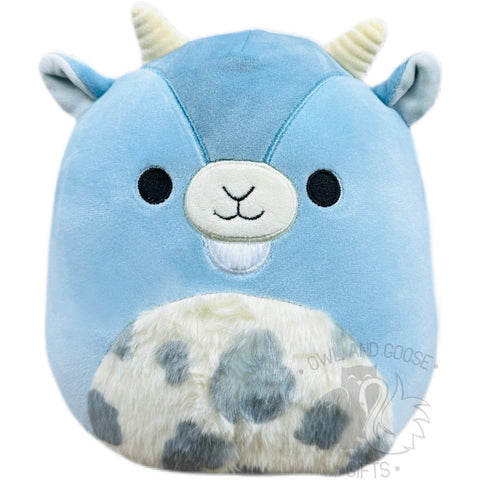 Squishmallow 8 Inch Pell the Blue Goat Plush Toy - Owl & Goose Gifts