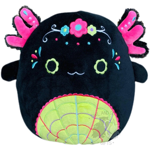 Squishmallow 8 Inch Siobhan the Axolotl Day of the Dead Plush Toy - Owl & Goose Gifts
