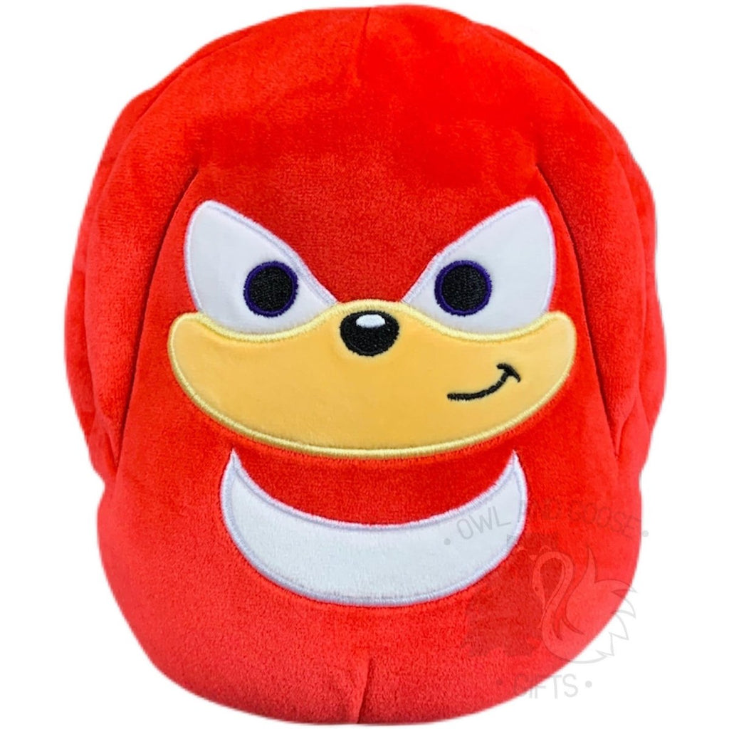 Squishmallow 8 Inch Sonic the Hedgehog Knuckles Plush Toy - Owl & Goose Gifts