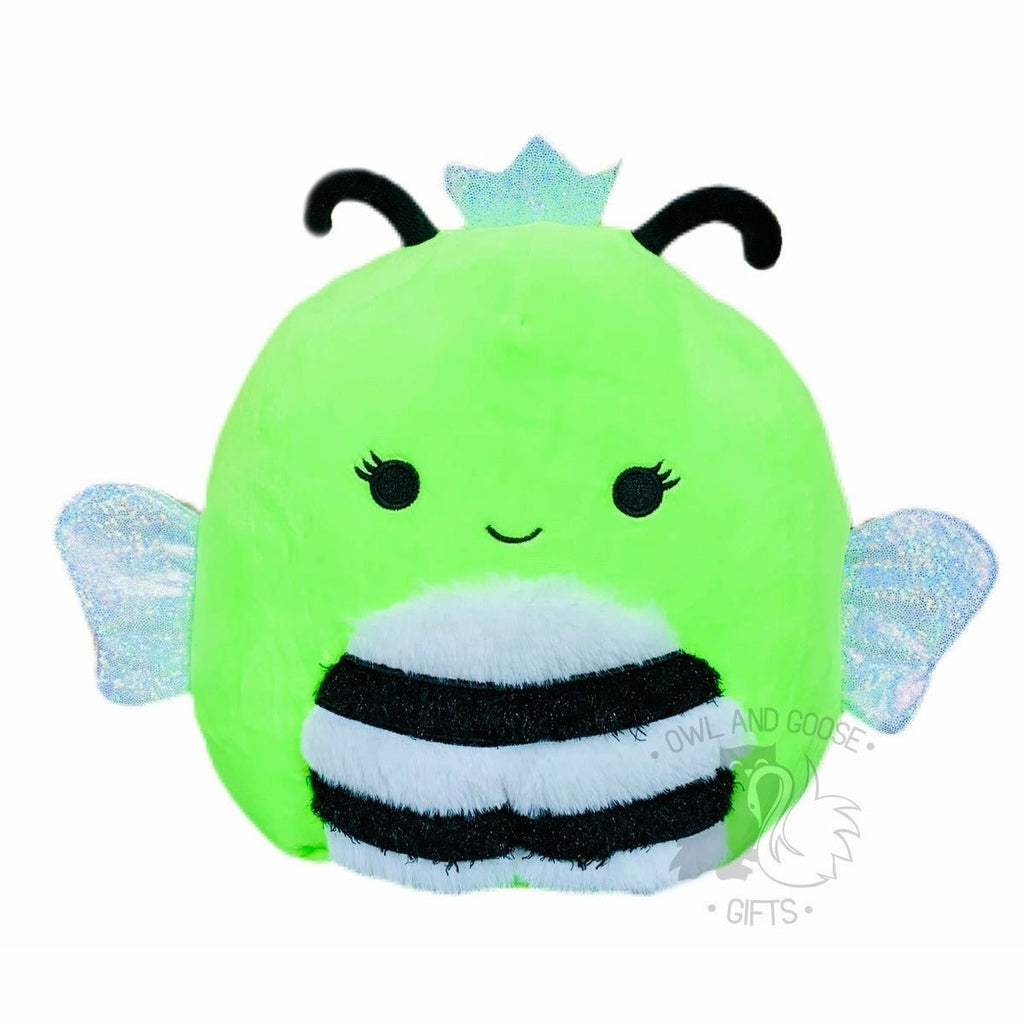 Squishmallow 8 Inch Sunny the Bee Blacklight Plush Toy - Owl & Goose Gifts
