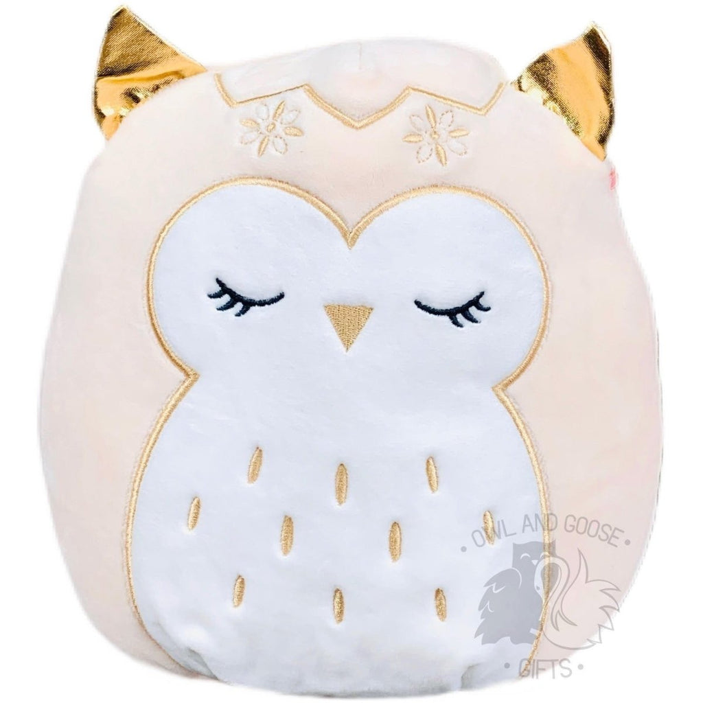 Squishmallow 8 Inch Vee the Owl Christmas Plush Toy - Owl & Goose Gifts