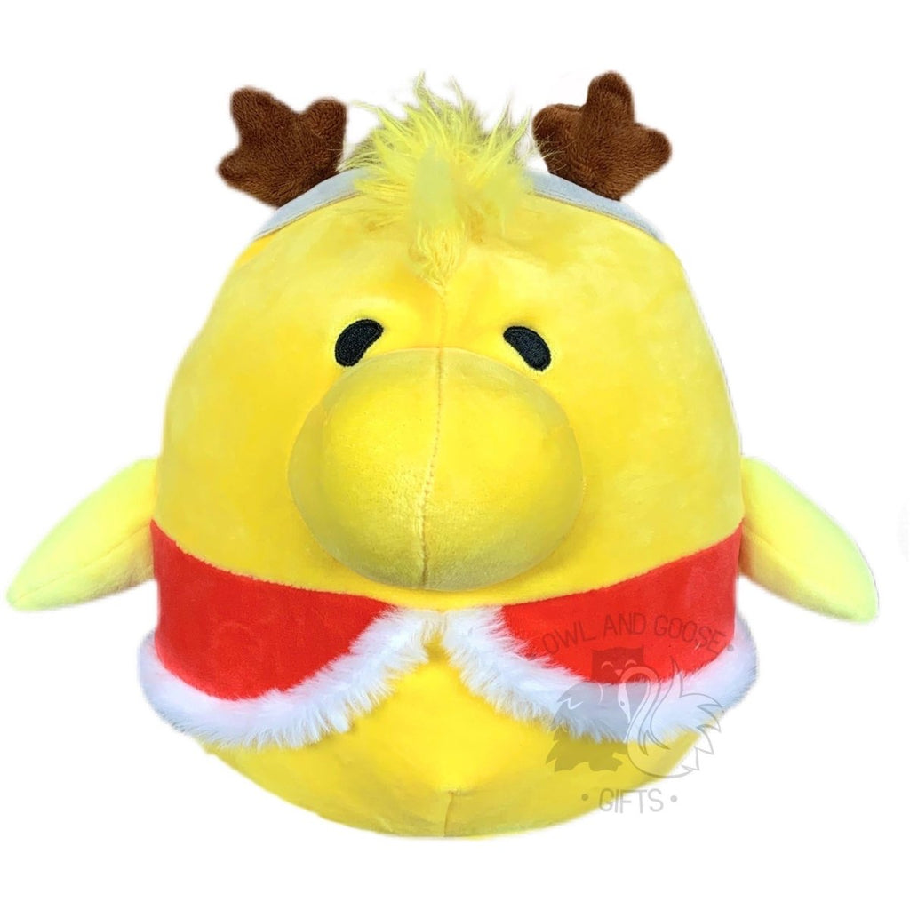 Squishmallow 8 Inch Peanuts Woodstock Christmas Plush Toy - Owl & Goose Gifts