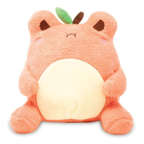 Cuddle Barn 9 Inch Wawa the Peach Frog Kawaii Plush Toy - Owl & Goose Gifts