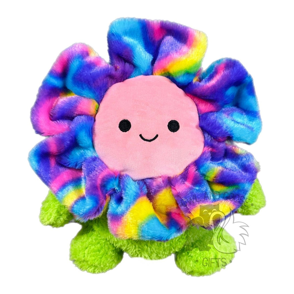 Bum Bumz 7.5 Inch Faye the Tie Dye Flower Groovy Bumz Plush Toy - Owl & Goose Gifts