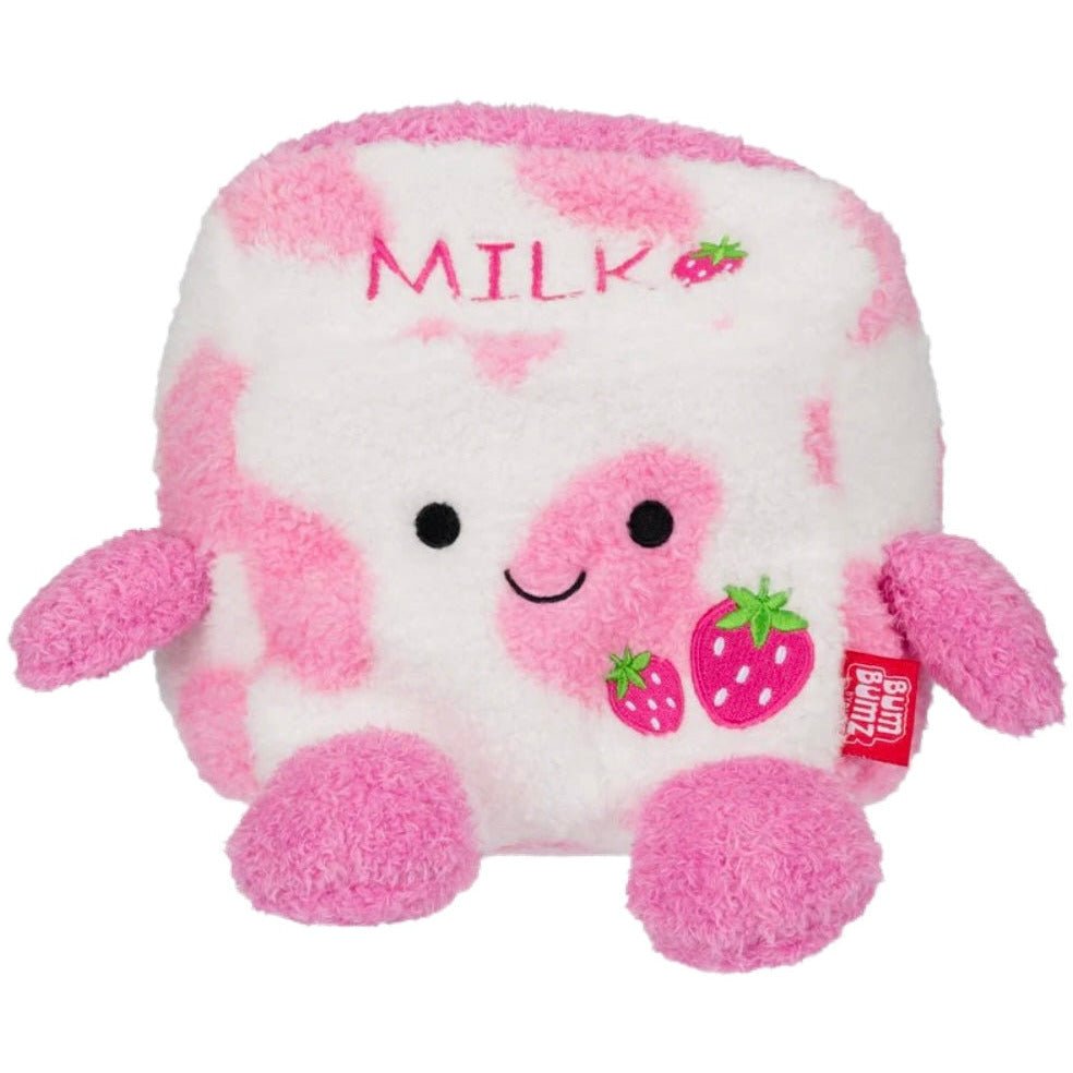 Bumbumz 7.5 Inch Sunday the Strawberry Milk Plush Toy - Owl & Goose Gifts