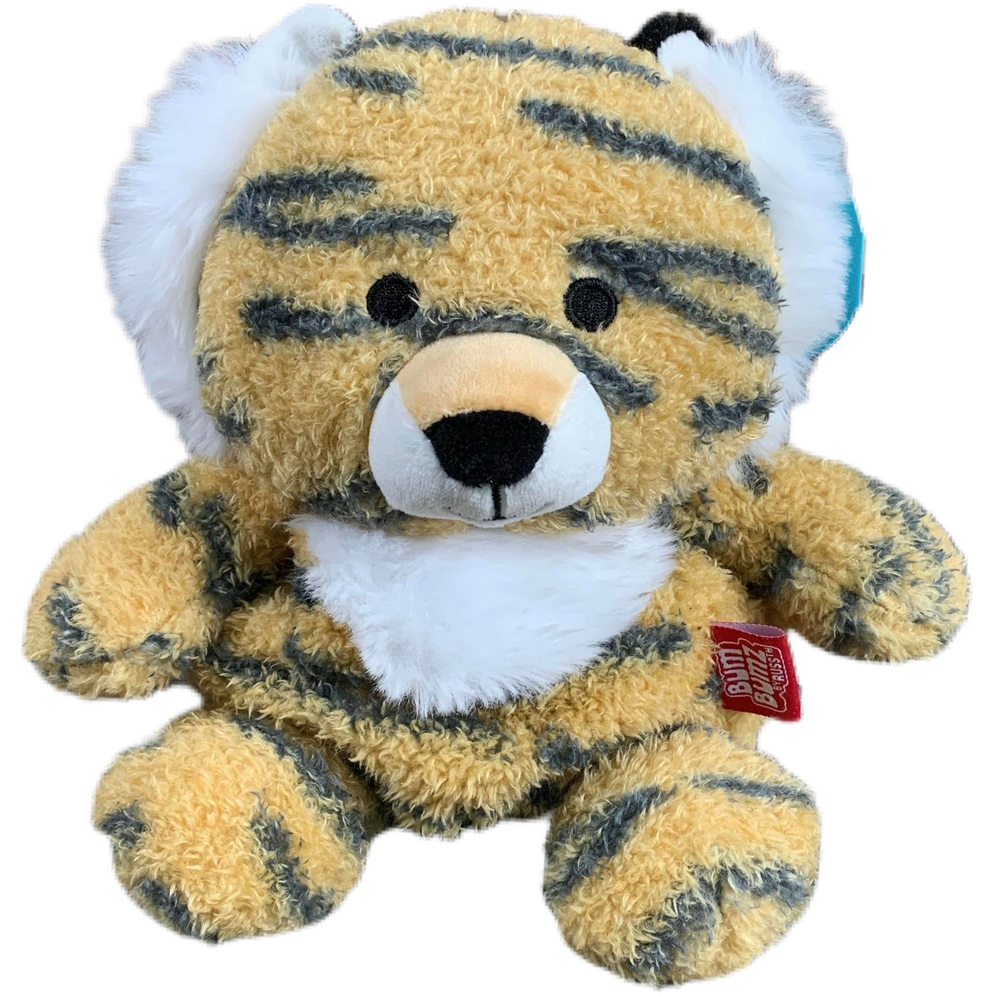 Bumbumz 7.5 Inch Trent the Tiger Plush Toy - Owl & Goose Gifts