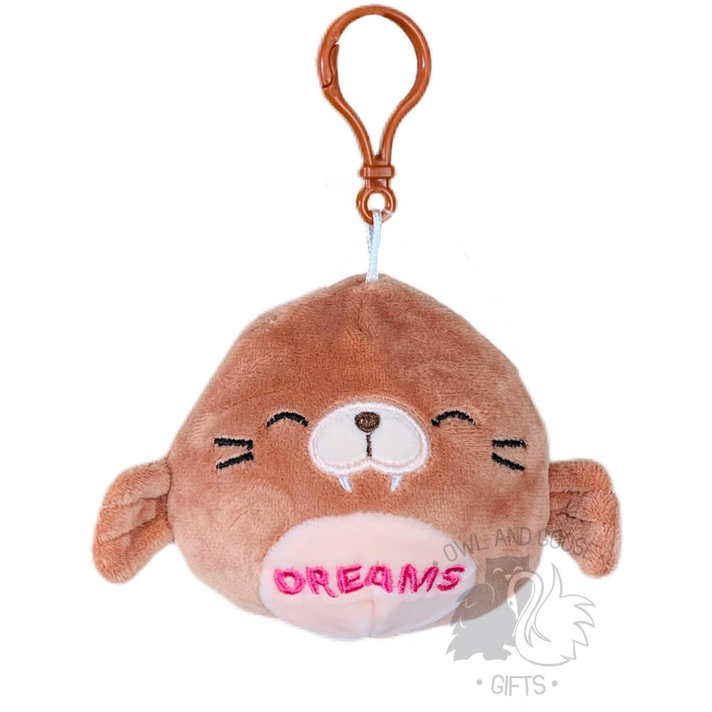 Squishmallow 3.5 Inch Bindy the Walrus DREAMS Clip - Owl & Goose Gifts