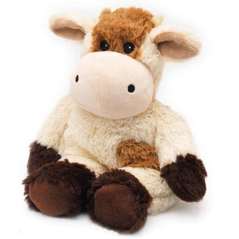 Warmies 13 Inch Brown Cow Microwavable Plush Toy - Owl & Goose Gifts