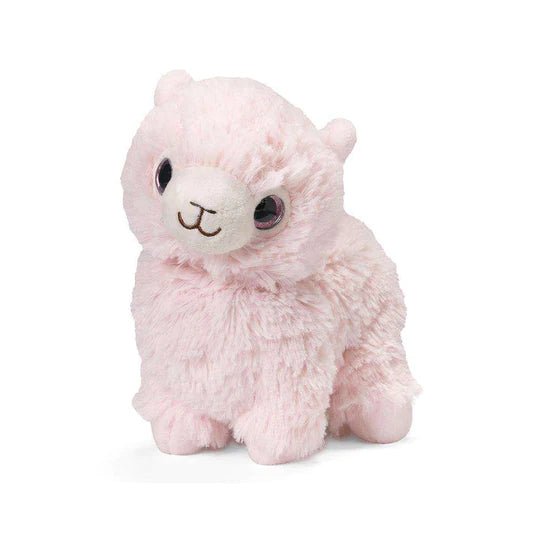 Warmies Juniors 9 Inch Junior Pink Llama Microwavable Plush Toy - Owl & Goose Gifts