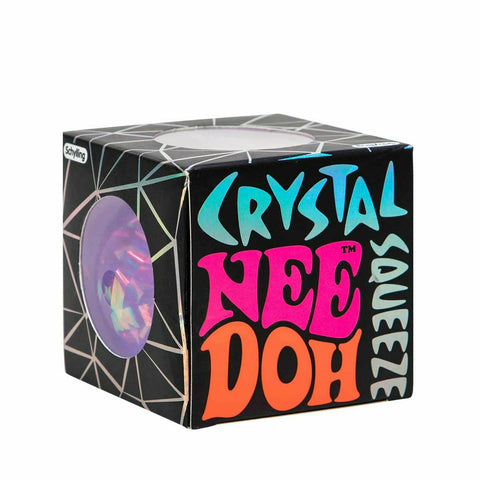 Nee Doh Crystal Squeeze Nee Doh 2.5 Inch Squish Ball Fidget Toy - Owl & Goose Gifts