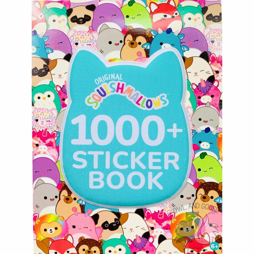 Squishmallow 1000+ Sticker Book Owl & Goose Gifts