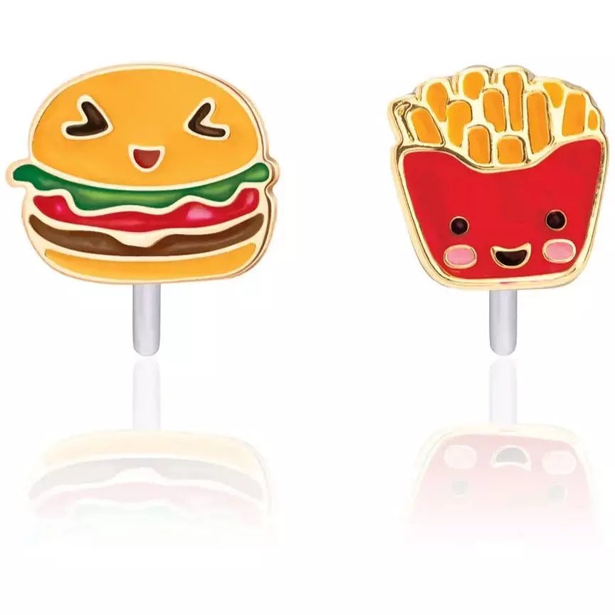 Girl Nation The Perfect Pair: Fast Food Cutie Clip On Earrings - Owl & Goose Gifts